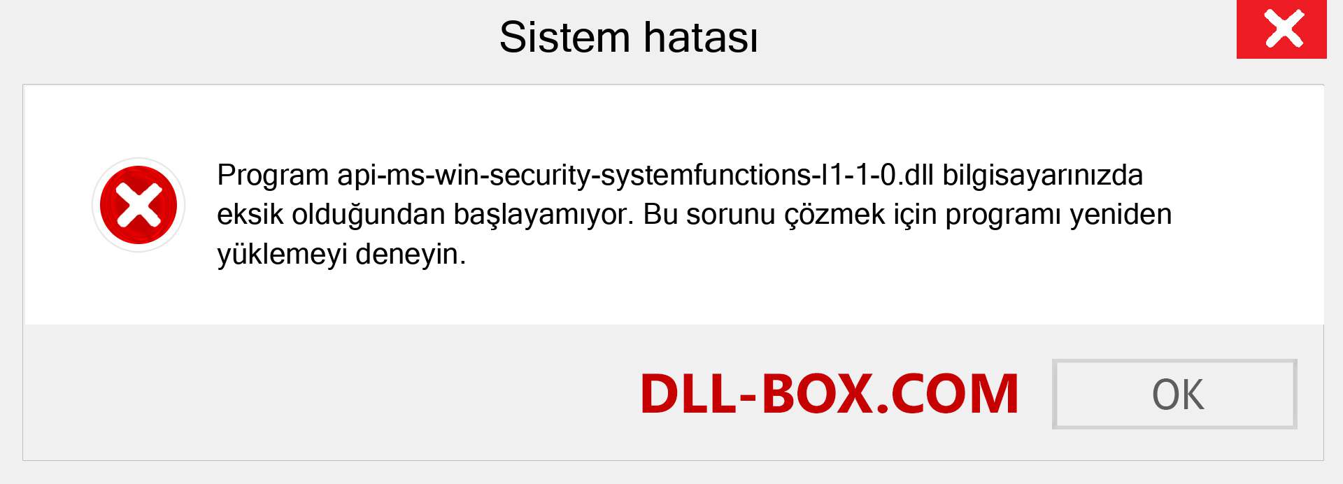 api-ms-win-security-systemfunctions-l1-1-0.dll dosyası eksik mi? Windows 7, 8, 10 için İndirin - Windows'ta api-ms-win-security-systemfunctions-l1-1-0 dll Eksik Hatasını Düzeltin, fotoğraflar, resimler